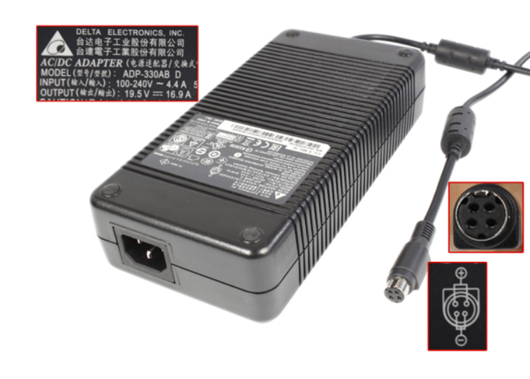*Brand NEW*Delta Electronics 19.5V 16.9A AC ADAPTER ADP-330AB D 4 Hole AC Power Supply